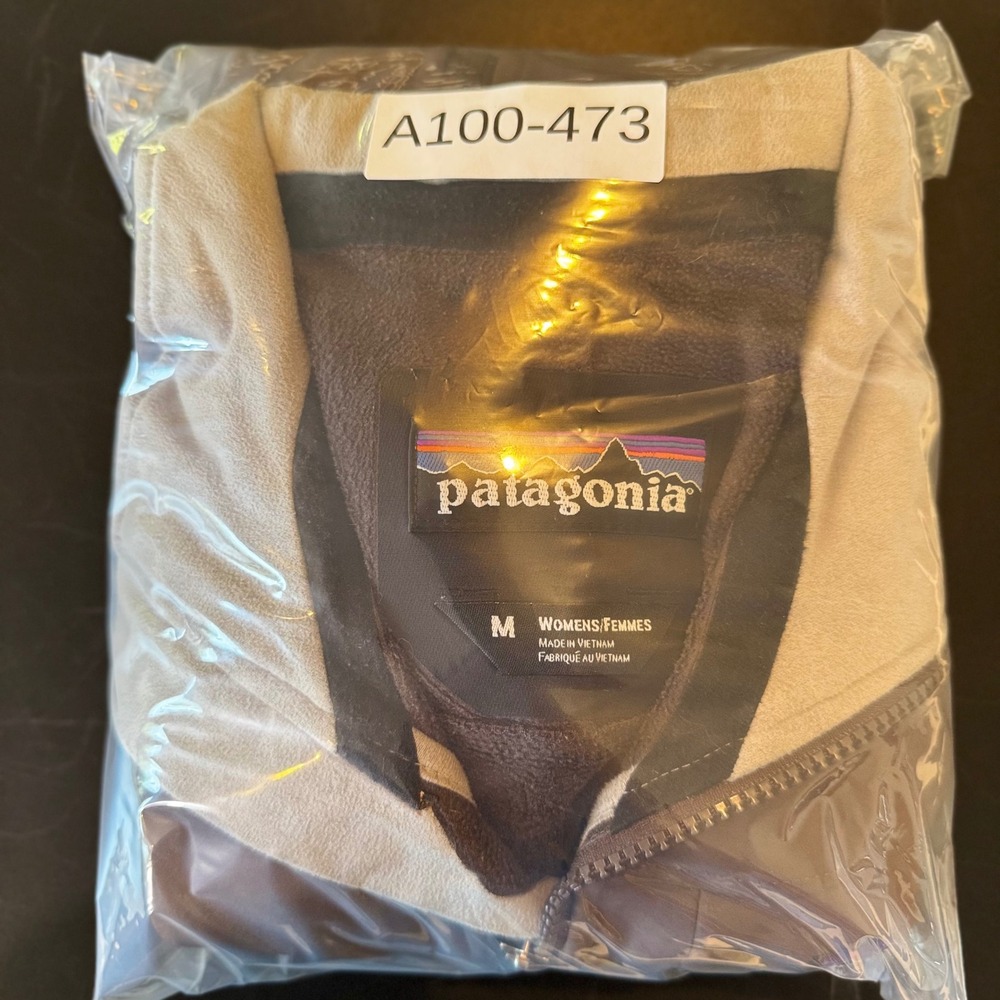 Patagonia Adze Womens Softshell Jacket Brown Fleece Lined Full Zip Medium M - Picture 8 of 8